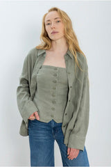 Saellena Top - Vetiver