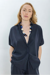 Camisa Mirror - navy