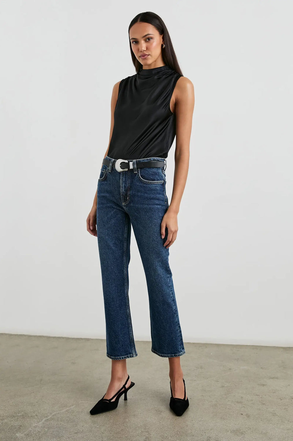 Top Kaleen - negro