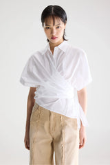 Camisa Coral - white