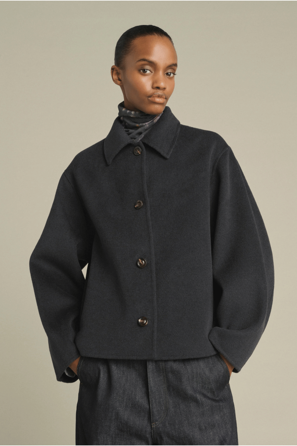 Chaqueta Gyoda - Charbon