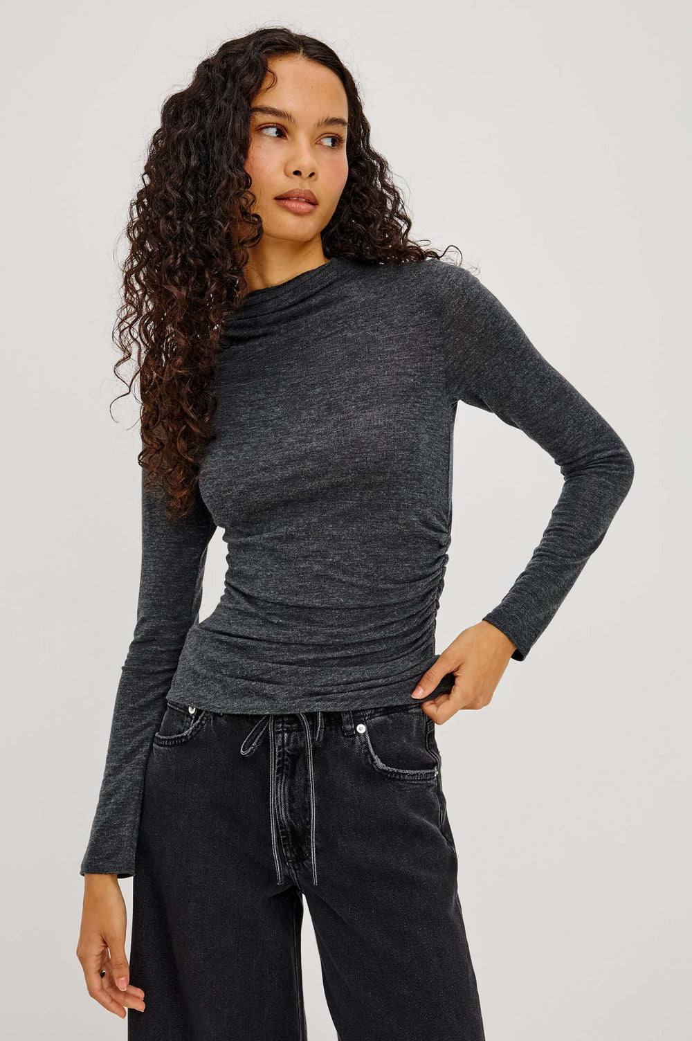 Camiseta Joelle - Charcoal