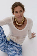 Collar Manuela - burgundy