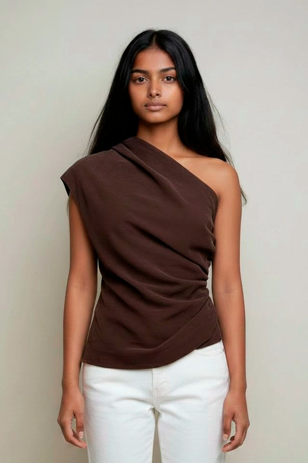 Top Marta - brown