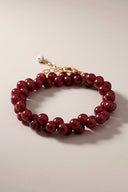 Collar Manuela - burgundy