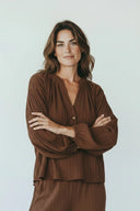 Blusa Olga - brown