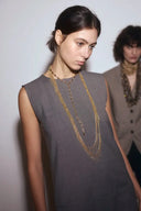 Collar Long Gus - dorado