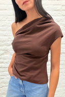 Top Marta - brown