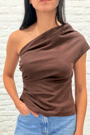 Top Marta - brown